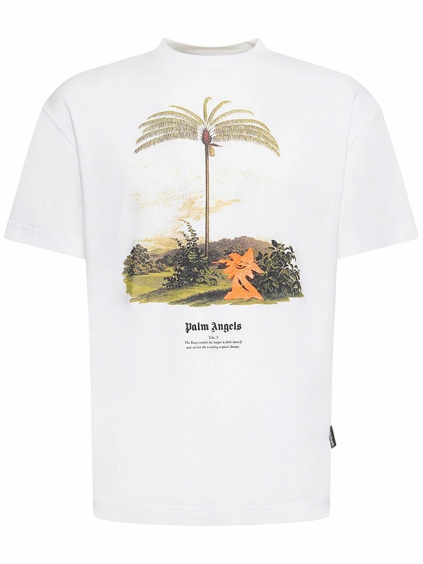 Photo: PALM ANGELS - Enzo From The Tropics Cotton T-shirt