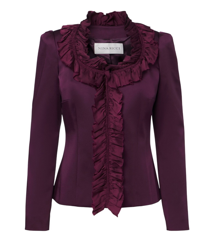 Photo: Nina Ricci Ruffled cady jacket