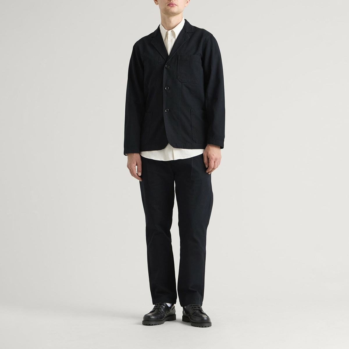 Service Works Men's Twill Server Suit Jacket in Black
