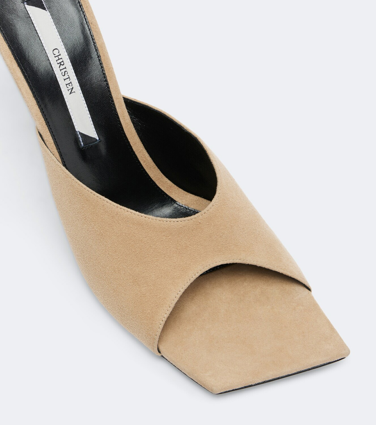 Christen Edge suede mules