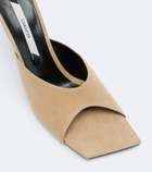 Christen Edge suede mules