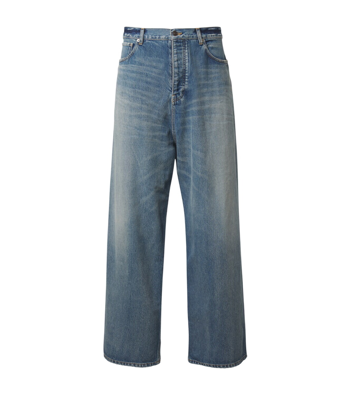 Balenciaga Distressed wide-leg jeans Balenciaga