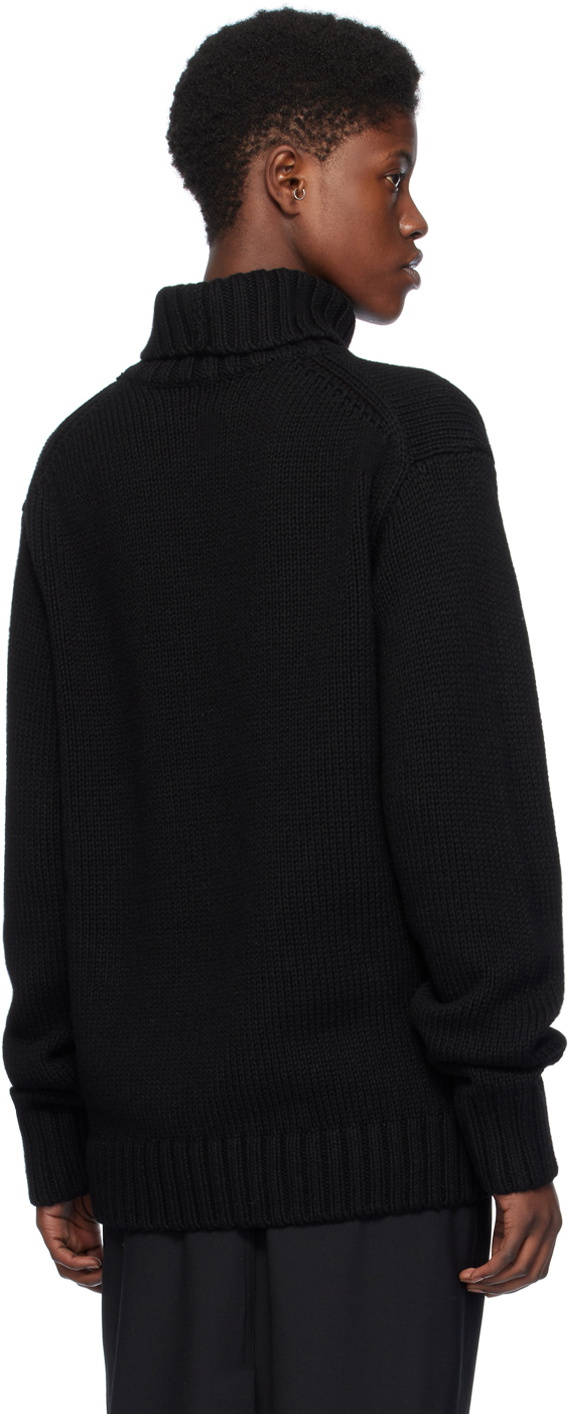 Helmut Lang Black Archival Turtleneck Helmut Lang