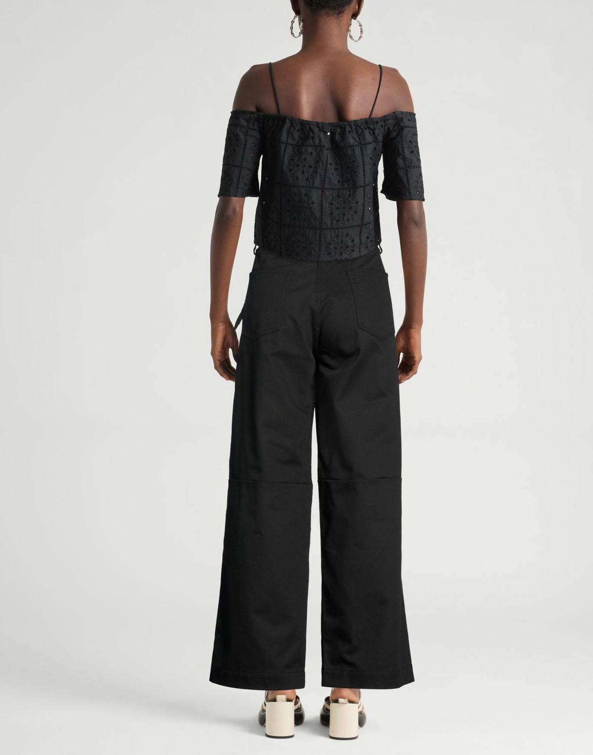 Simone Rocha Womens Jeans in Black