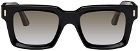 Cutler And Gross Black 1386 Square Sunglasses
