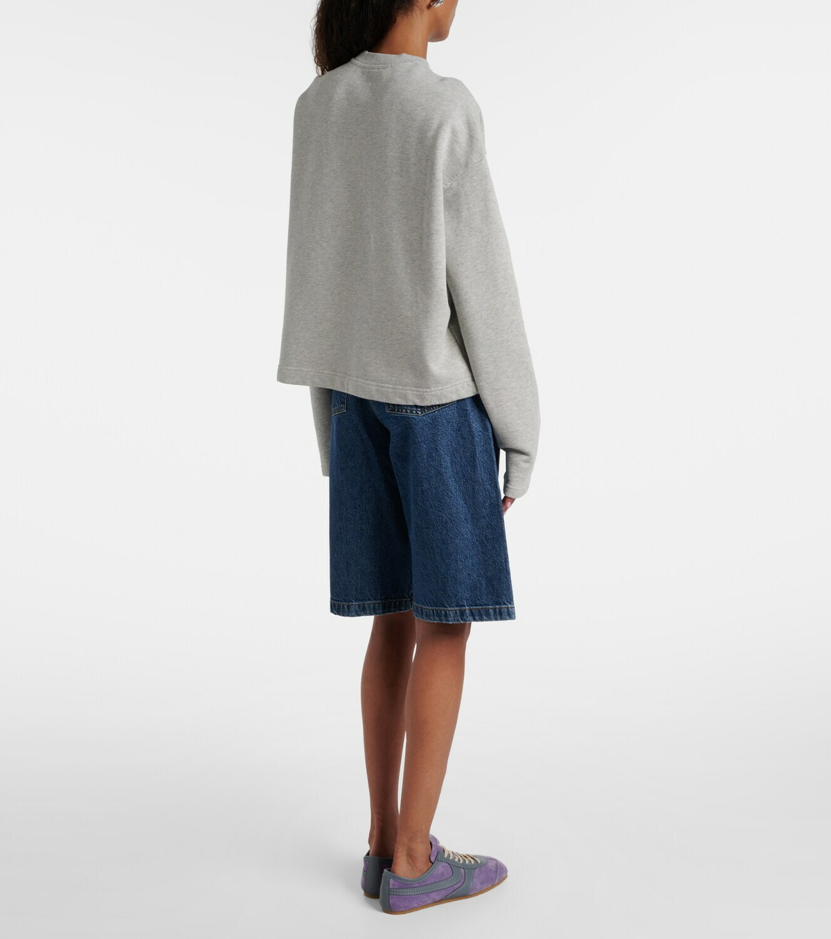 Ami Paris Ami de Cœur cotton fleece sweatshirt