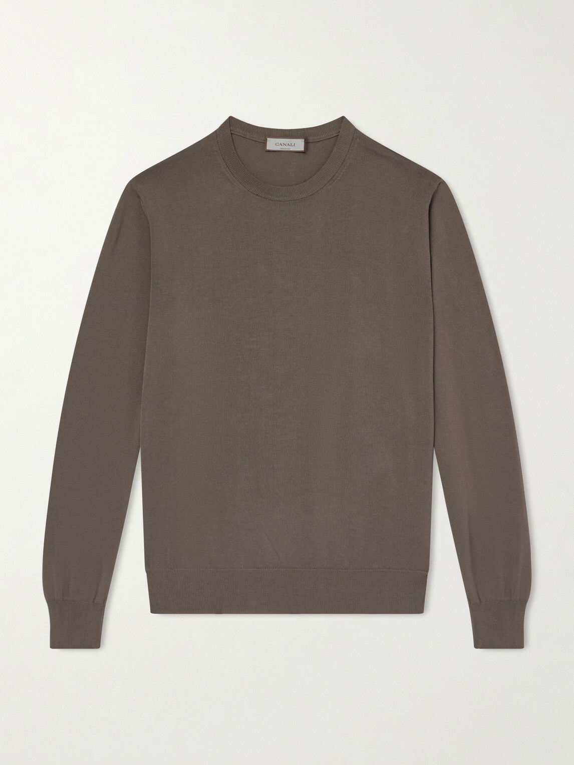 Canali - Cotton Sweater - Brown