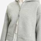 STEL Women's Split Hem Hoodie in Grey Melange