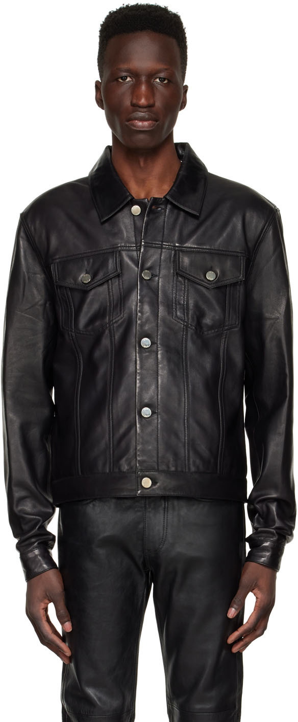 BLK DNM Black Jeans 25 Leather Jacket BLK DNM