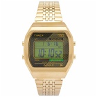Timex Men's T80 Digital 36mm Watch in Gold