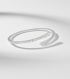 Bucherer Fine Jewellery Classics Twist 18kt white gold bangle with diamonds