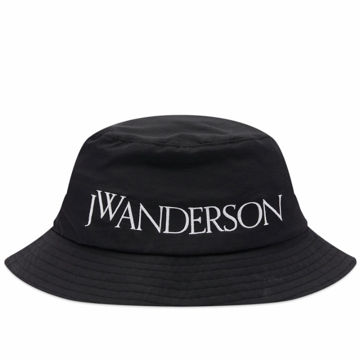 Photo: JW Anderson Women's Logo Bucket Hat in Black