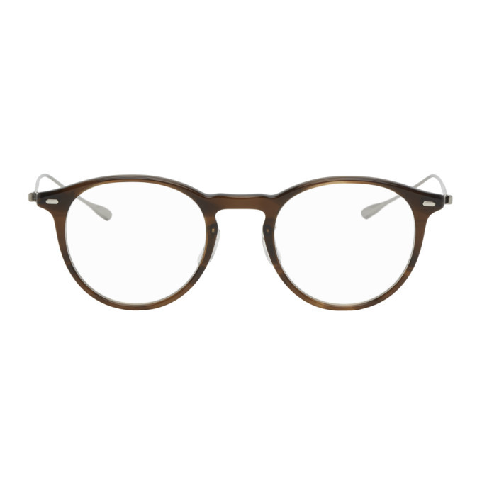 Eyevan 7285 Brown Colon Glasses Eyevan 7285