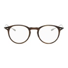Eyevan 7285 Brown Colon Glasses