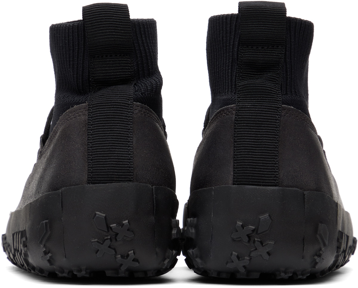 LEMAIRE Black Vibram Wrap On Sneakers
