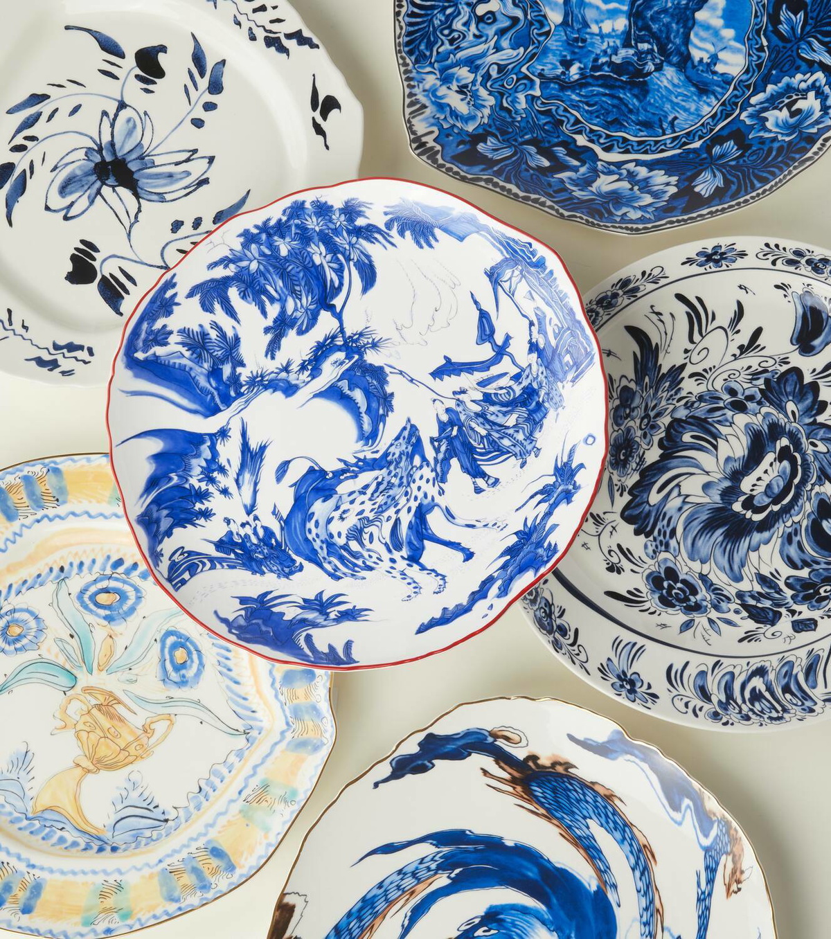 Seletti x Diesel Living Classics on Acid dinner plate