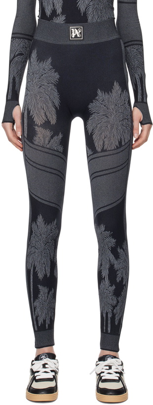 Photo: Palm Angels Black Baselayer Ski Leggings