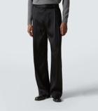 Jil Sander Silk-blend wide-leg pants