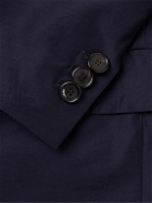 Loewe - Unstructured Double-Breasted Wool-Blend Blazer - Blue