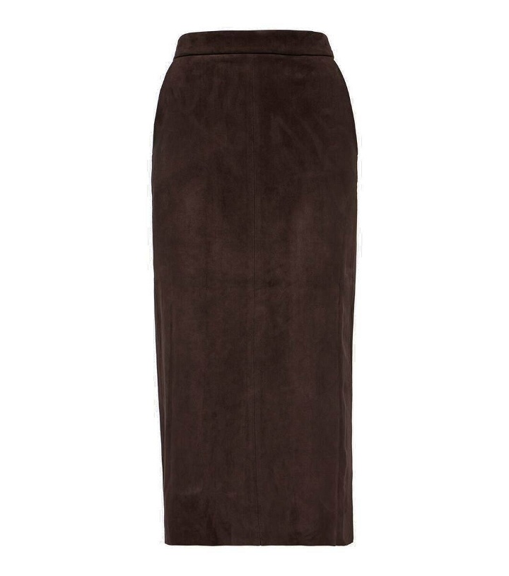 Photo: Stouls Taylor suede midi skirt