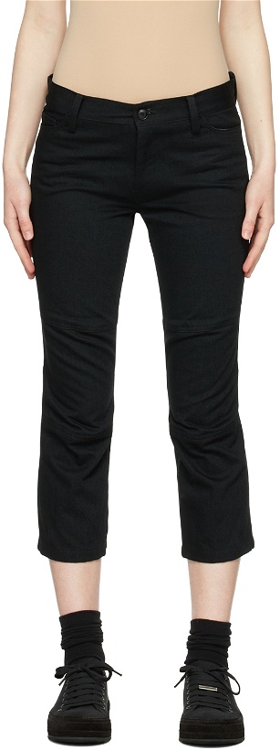 Photo: Regulation Yohji Yamamoto Black Cropped Jeans
