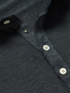 Massimo Alba - Linen-Piqué Polo Shirt - Gray