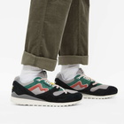 Karhu Men's Synchron Classic Sneakers in Jet Black/Hot Sauce