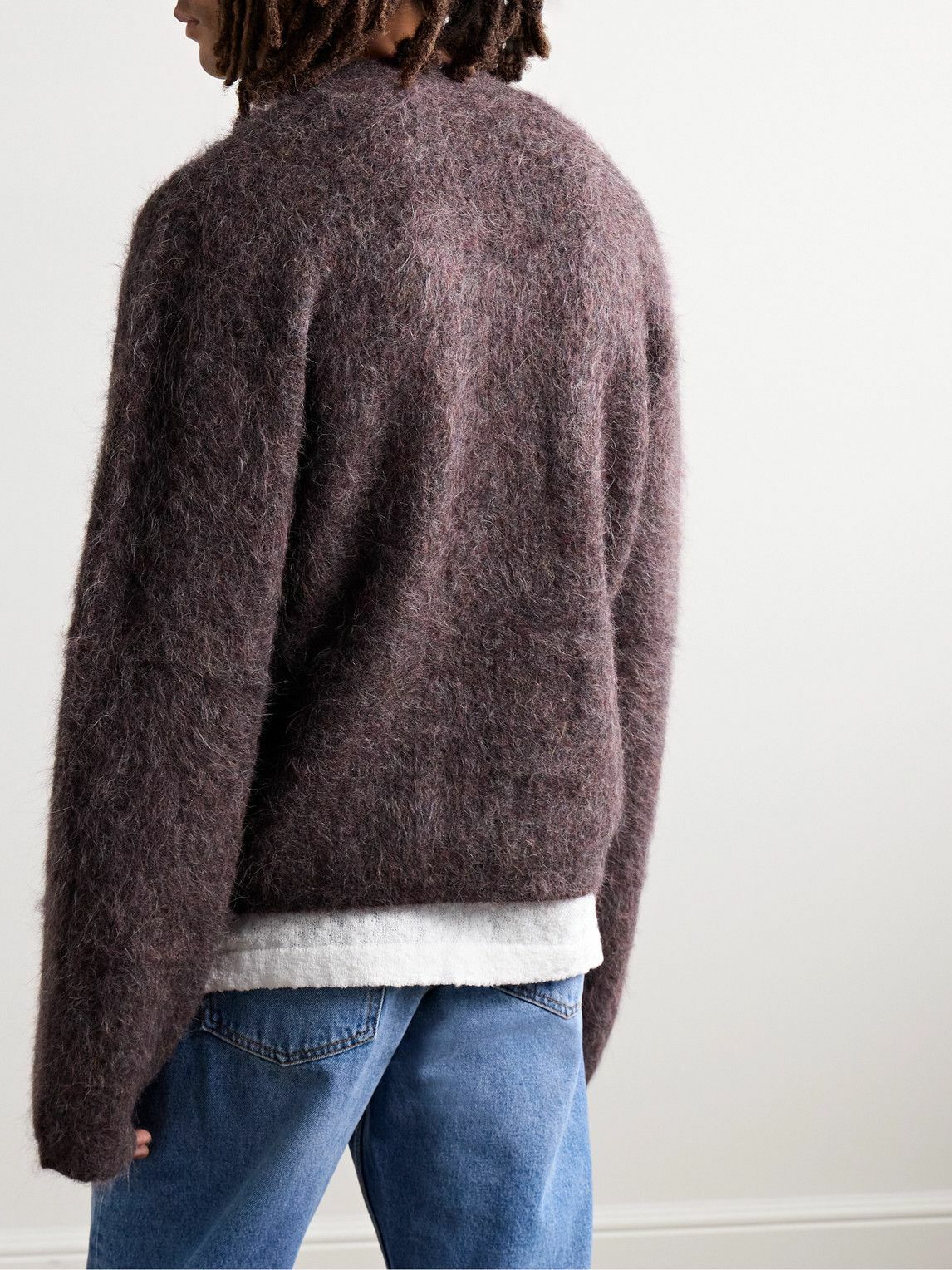 Séfr - Lee Alpaca-Blend Cardigan - Brown Séfr