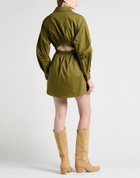 Maje Womens Mini dress Khaki