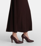 Vince Ruched jersey maxi dress