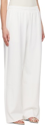 WARDROBE.NYC Off-White Semi Matte Track Lounge Pants