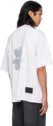 We11done Off-White Necklace Teddy T-Shirt
