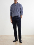 Sunspel - Wool Polo Shirt - Blue
