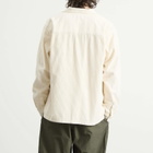 Kestin Men's Durno Overshirt in Ecru Corduroy