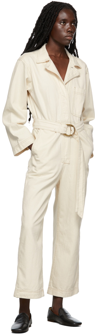 B Sides Beige Clement Jumpsuit B Sides