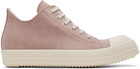 Rick Owens DRKSHDW Pink Low Sneaks Sneakers