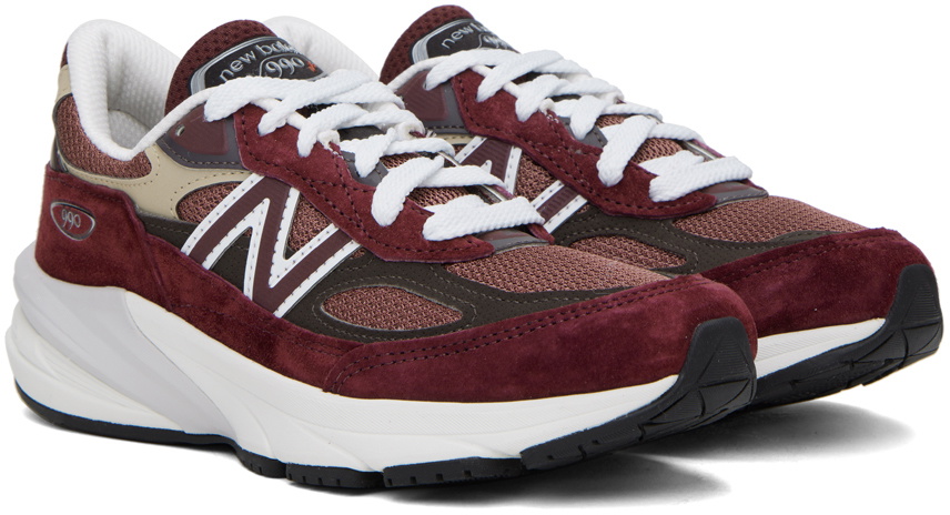 New Balance Burgundy Made in USA 990v6 Sneakers New Balance