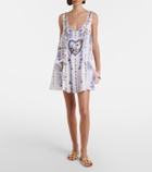Camilla Printed cotton minidress