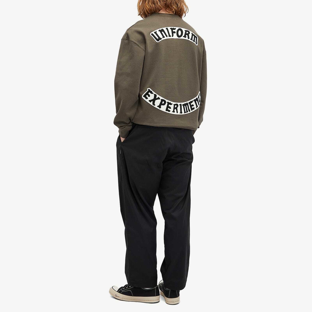 Uniform Experiment Men's Chenille Back Logo Sweatshirt in