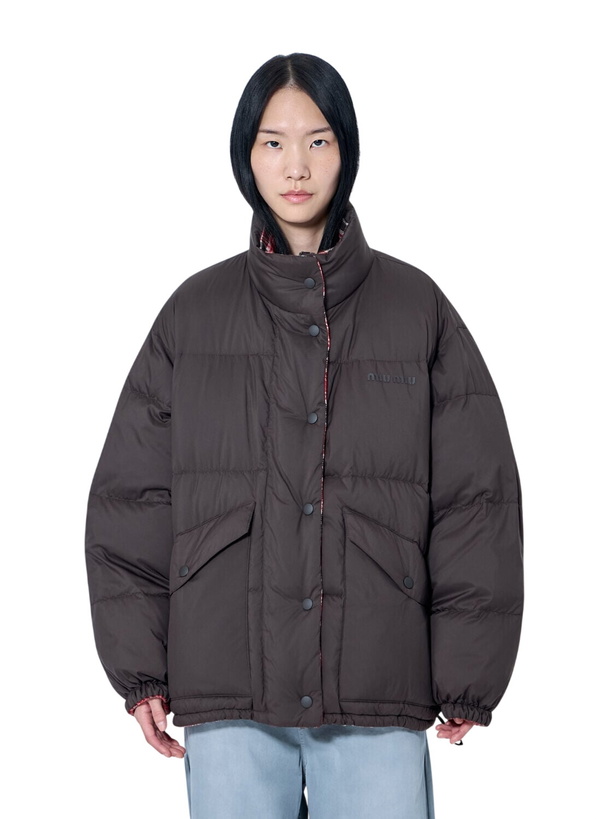 Photo: Miu Miu Padded Jacket with High Collar
