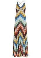 Missoni Patterned Lace Maxi Dress Multicoloured