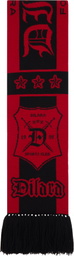 Dilara Findikoglu Black & Red Femme Vortex Scarf