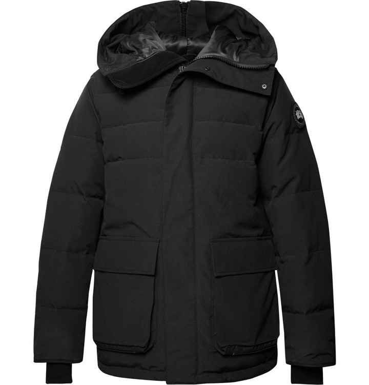 Photo: Canada Goose - Wedgemount Quilted Canvas Hooded Down Jacket - Men - Black