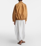 Polo Ralph Lauren Belted cotton and silk balloon pants