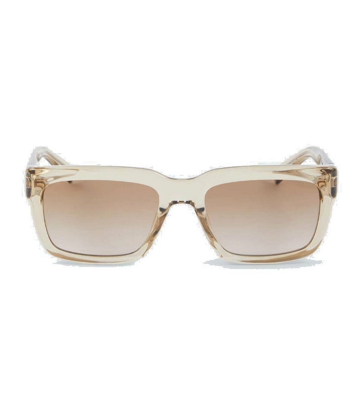 Photo: Saint Laurent SL 615 rectangular sunglasses