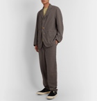 nanamica - Club Gingham Wool-Blend Hopsack Suit Jacket - Brown