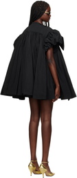 VAQUERA Black Bow Minidress
