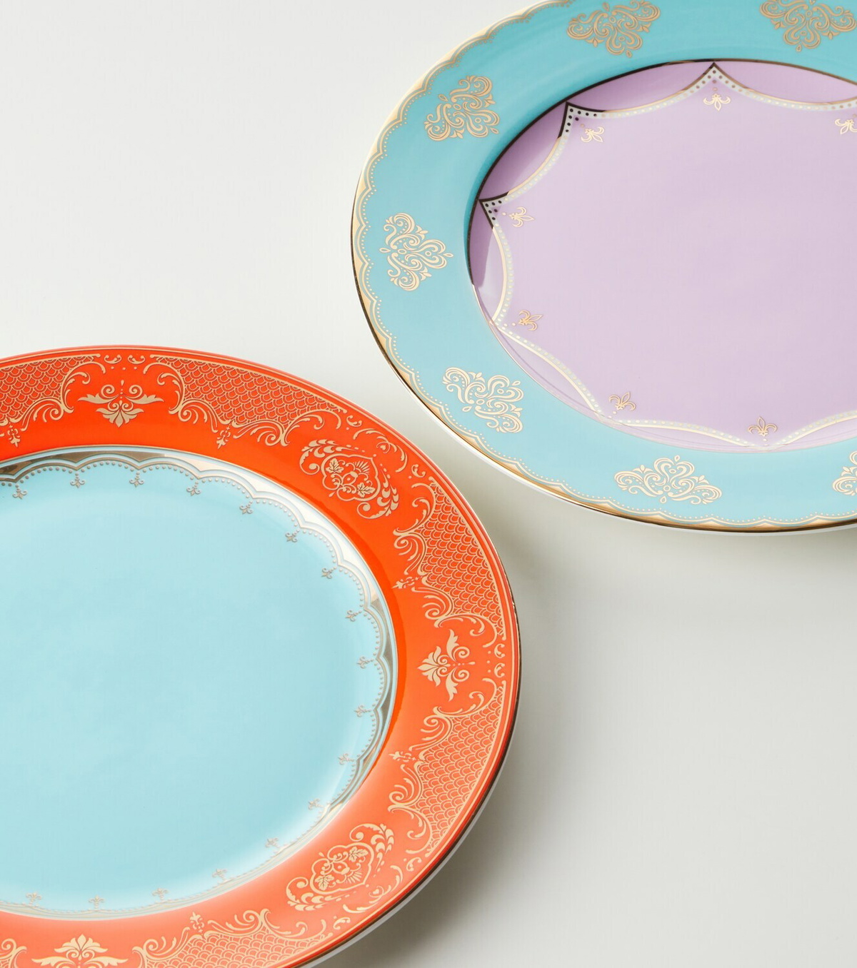 Polspotten Grandpa set of 4 porcelain dinner plates