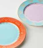 Polspotten Grandpa set of 4 porcelain dinner plates