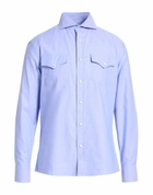Brunello Cucinelli Mens Shirt in Sky blue